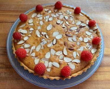 Raspberry Frangipane Tart